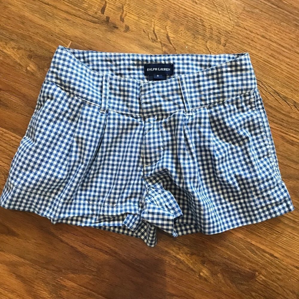 Ralph Lauren blue gingham shorts